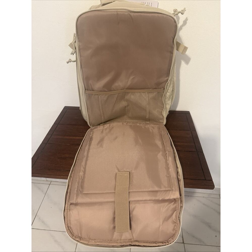 BAGSMART Blast Extended 28L/38L Travel 15" Laptop Backpack Beige - Picture 5 of 5